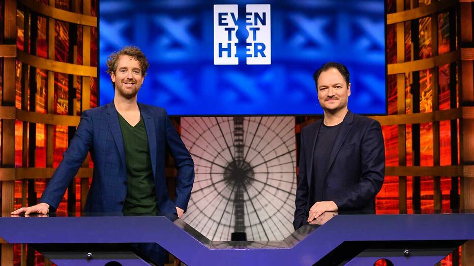 Jeroen Woe en Niels van der Laan in Even Tot Hier