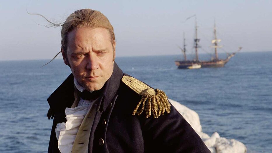 Russell Crowe in Master and Commander: The Far Side of the World