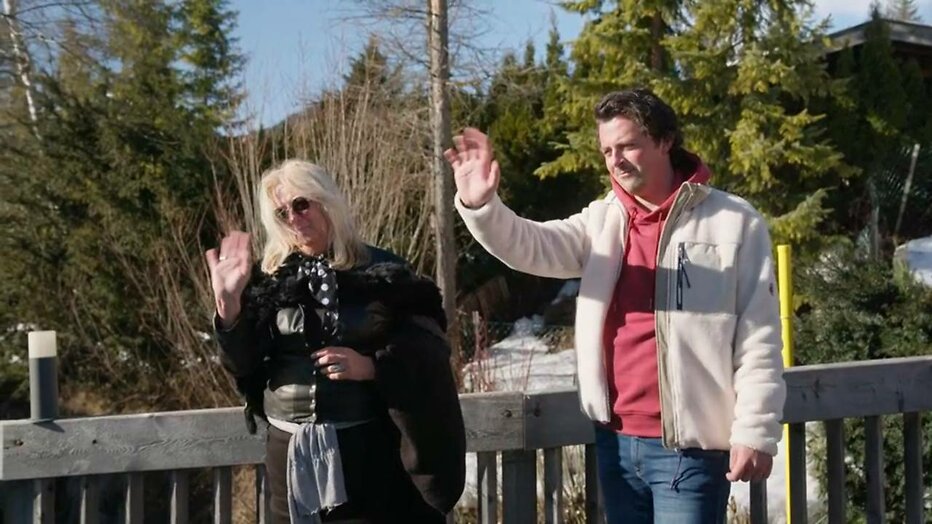 Mike en zijn moeder Monique