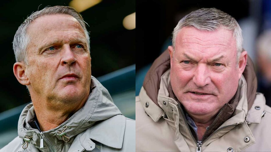 John van den Brom en Ron Jans