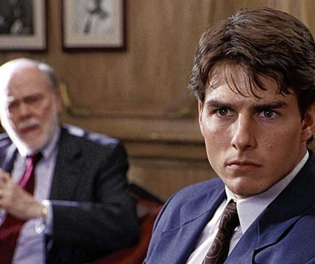 Tom Cruise is een topadvocaat in spe in The Firm