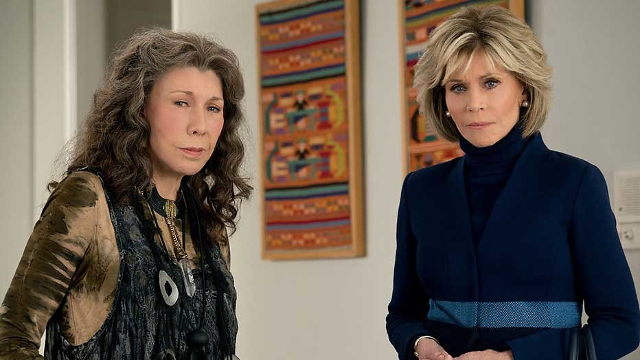 Videosnack: Voorproefje Grace & Frankie seizoen 5 Videosnack: Voorproefje Grace & Frankie seizoen 5
