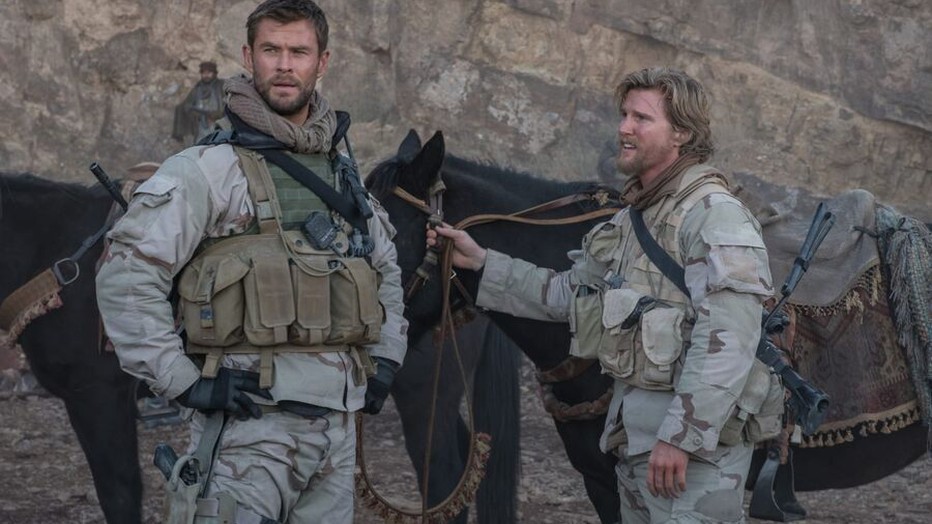 Chris Hemsworth in 12 Strong