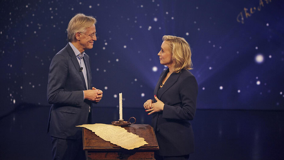 Eva Jinek en Robert Dijkgraaf 