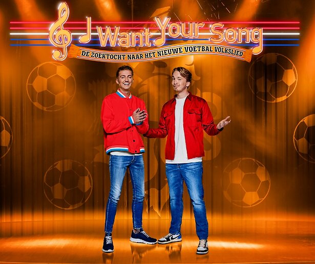 Mart Hoogkamer op zoek naar nieuw voetbalvolkslied in I Want Your Song