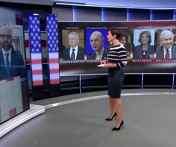 Kijkers moeten wennen aan nieuw decor NOS Journaal