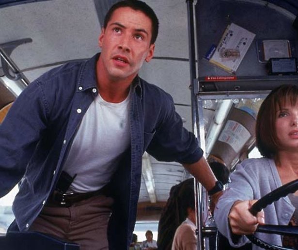 Speed: Keanu Reeves en Sandra Bullock racen door L.A.