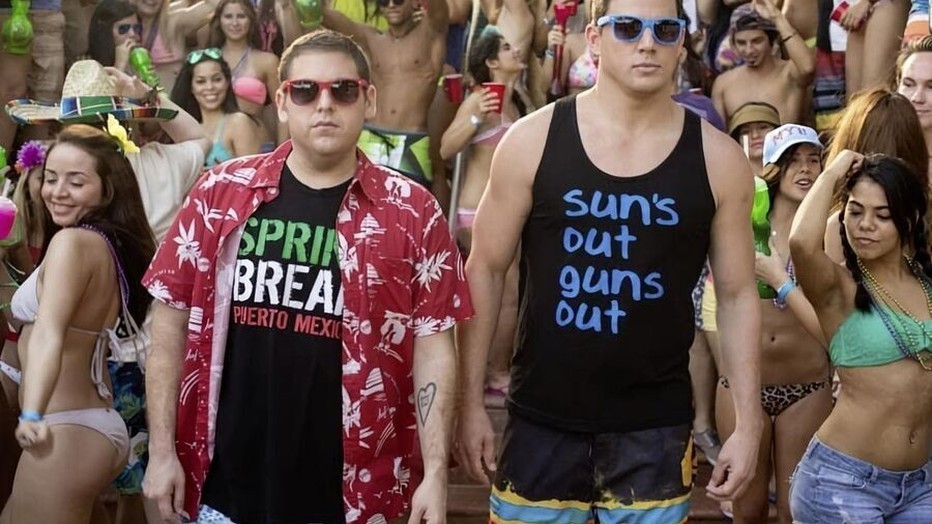 Jonah Hill als Schmidt en Channing Tatum als Jenko in 22 Jump Street Jonah Hill als Schmidt en Channing Tatum als Jenko in 22 Jump Street