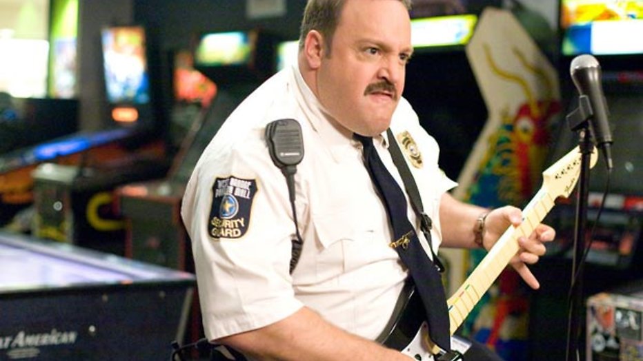 Kevin James op een Segway in Paul Blart: Mall Cop