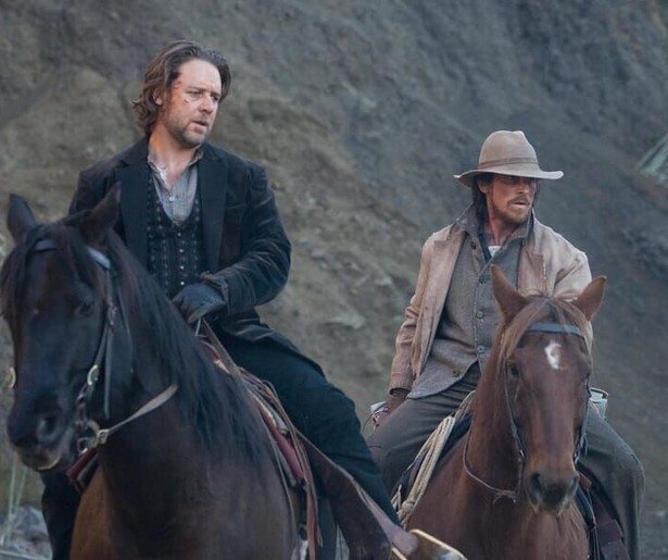 Kat-en-muisspel tussen Christian Bale en Russell Crowe in 3:10 to Yuma