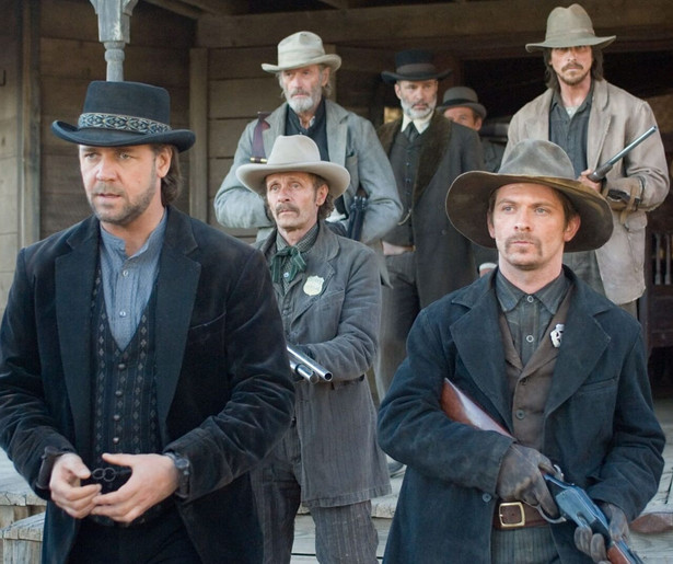 Kat-en-muisspel tussen Christian Bale en Russell Crowe in 3:10 to Yuma