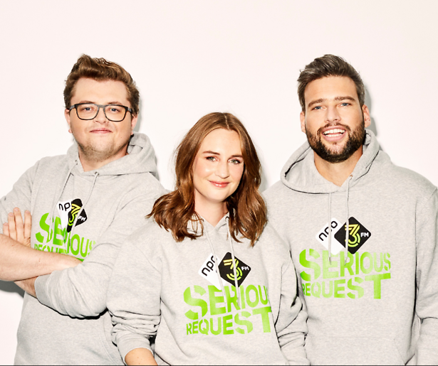 Geen eten dit jaar voor de 3FM-dj's in het Glazen Huis