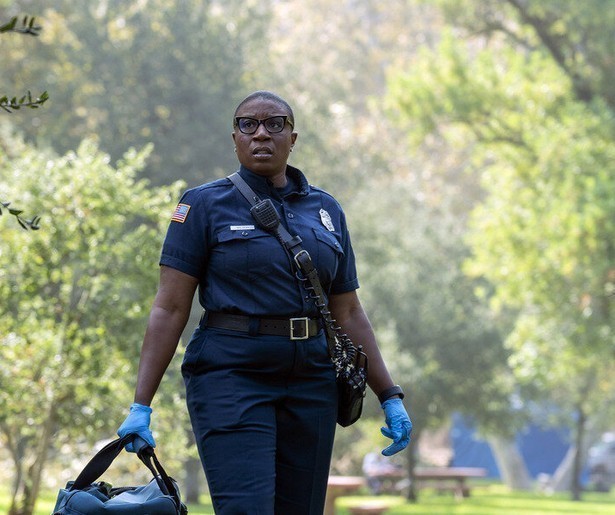 Een bloederig ongeluk in 9-1-1