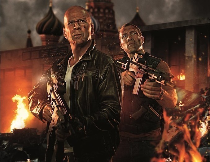 Bruce Willis zoekt zijn zoon op Bruce Willis zoekt zijn zoon op