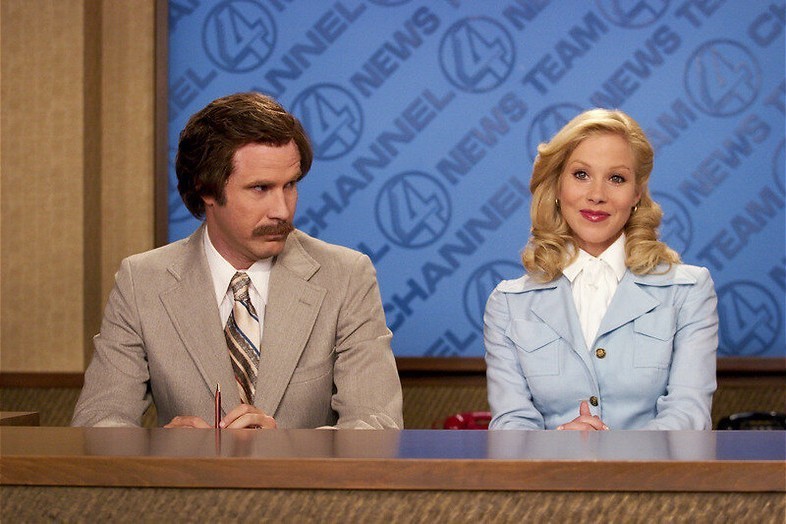Will Ferrell is een nieuwslezer Will Ferrell is een nieuwslezer