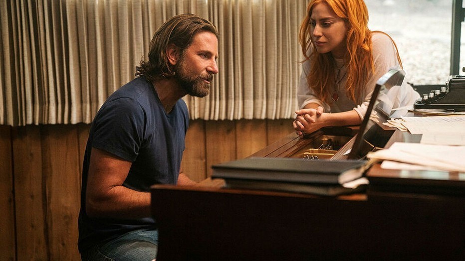Bradley Cooper en Lady Gaga in A Star is Born Bradley Cooper en Lady Gaga in A Star is Born
