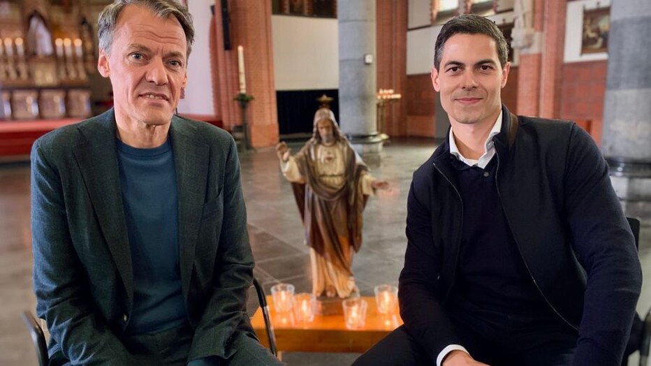 Tijs van den Brink en Rob Jetten in Adieu God?