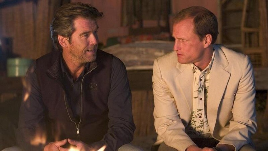 Pierce Brosnan en Woody Harelson Pierce Brosnan en Woody Harelson