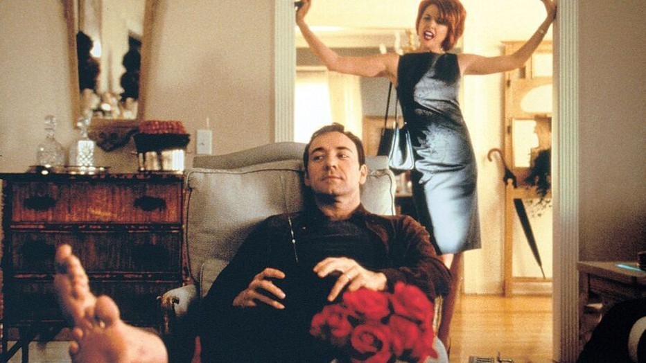 Kevin Spacey en Annette Bening in American Beauty