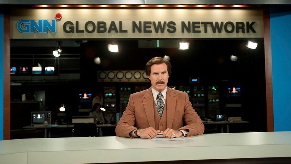 Will Ferrell in Anchorman 2: The Legend Continues