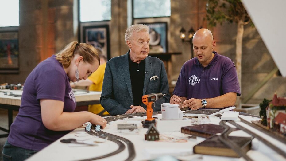 André van Duin in De Grote Kleine Treinencompetitie