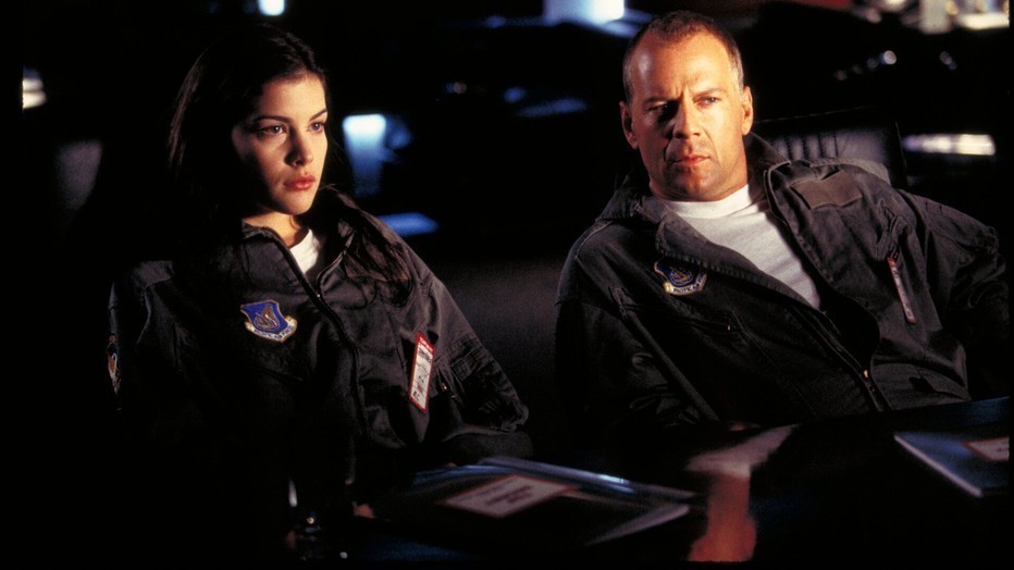 Bruce Willis en Liv Tyler in Armageddon