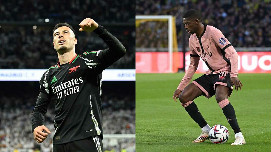 Gabriel Martinelli (Arsenal) Ousmane Dembele (PSG)