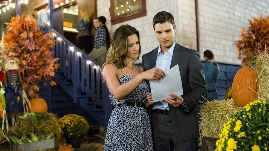 Jill Wagner en Colin Egglesfield Jill Wagner en Colin Egglesfield