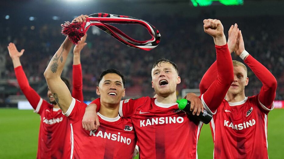 Spelers van AZ Alkmaar