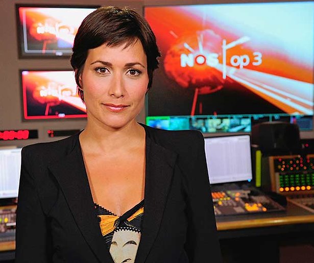 Annechien klust erbij naast het Journaal