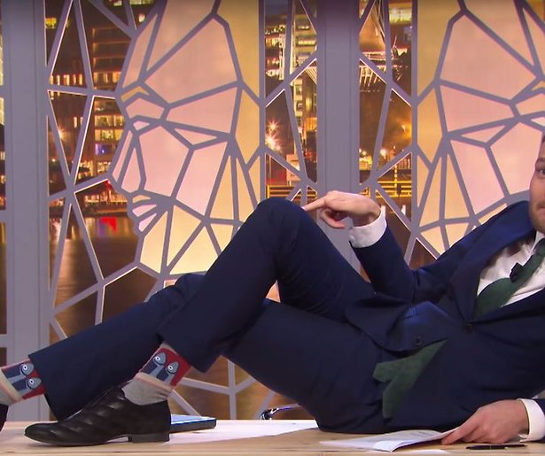 Arjen Lubach breekt voet