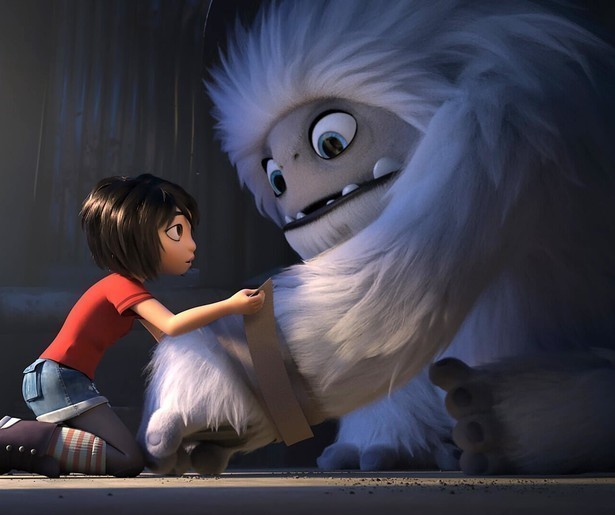 Yi, Jin en Peng brengen een jonge yeti naar huis in animatiefilm Abominable