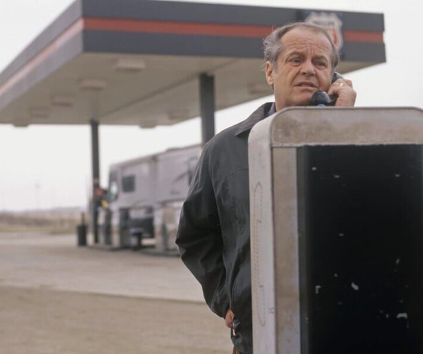 Jack Nicholson trekt er even alleen op uit in About Schmidt