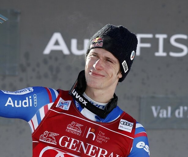 Dubbele afdaling tijdens Wereldbeker Alpineskiën