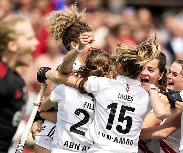 De laatste ploegen strijden om een plek in de finale van de Hoofdklasse Hockey