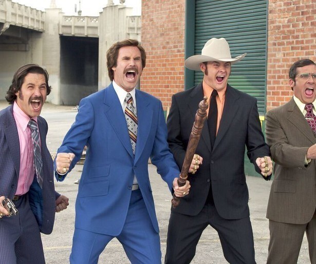 Will Ferrell schittert in Anchorman: The Legend of Ron Burgundy