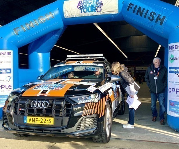 De barre tocht van de Arctic Challenge