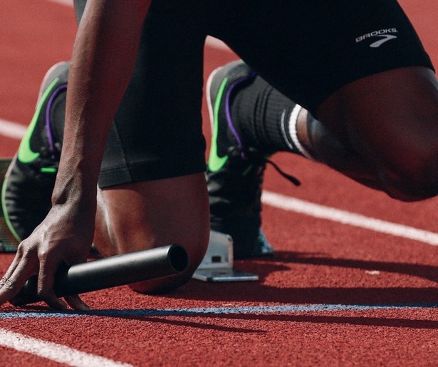 Atletiekstrijd in Polen