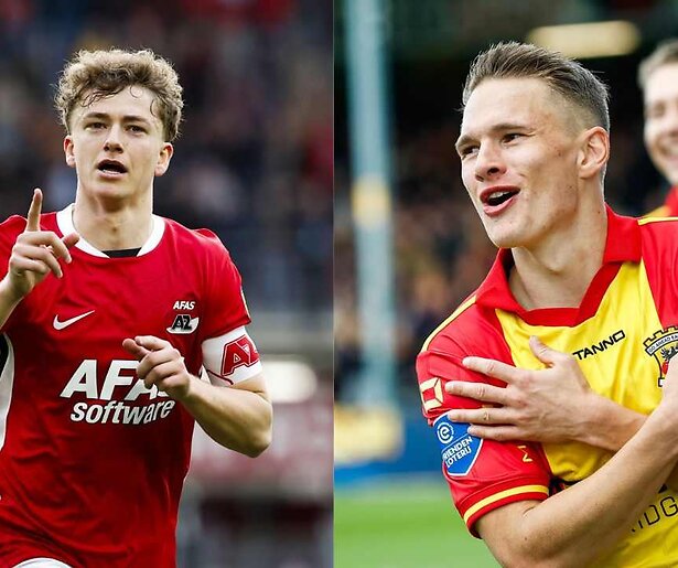 Go Ahead Eagles en AZ nemen het tegen elkaar op in een spannend duel