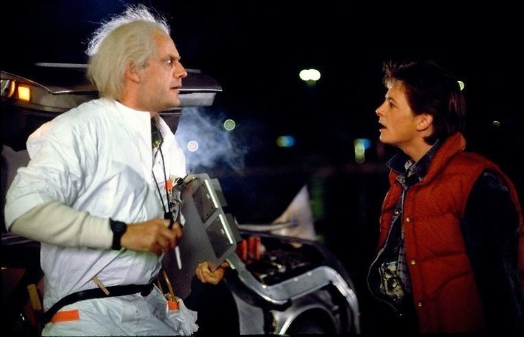 Michael J. Fox reist door de tijd Michael J. Fox reist door de tijd