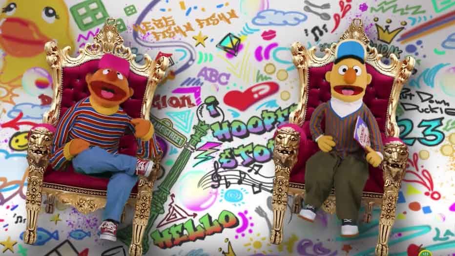 YouTube-hit: Bert & Ernie rappen The Fresh Prince-intro YouTube-hit: Bert & Ernie rappen The Fresh Prince-intro