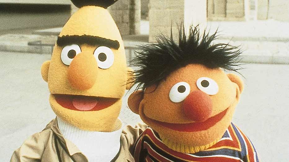 Sesamstraat-schrijver Saltzman ziet Bert en Ernie als stel Sesamstraat-schrijver Saltzman ziet Bert en Ernie als stel