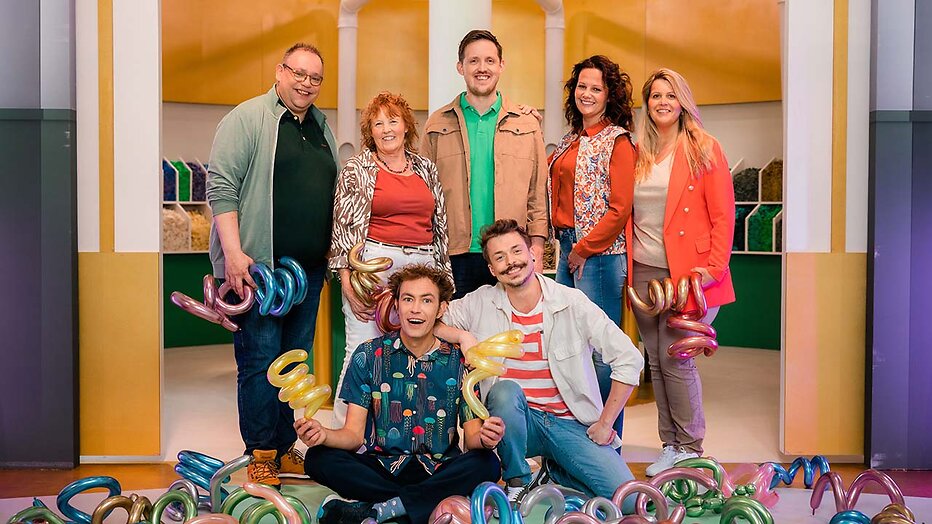 Kandidaten Stefan, Jacqueline, Jozua, Wim, Gijs, Kim & Birgit (Blow Up 2023)