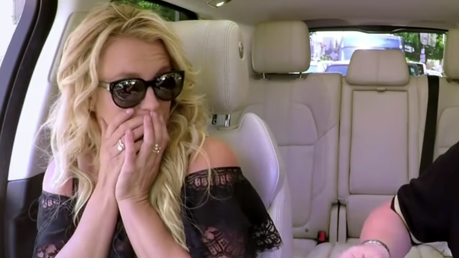 Britney Spears in Carpool Karaoke Britney Spears in Carpool Karaoke
