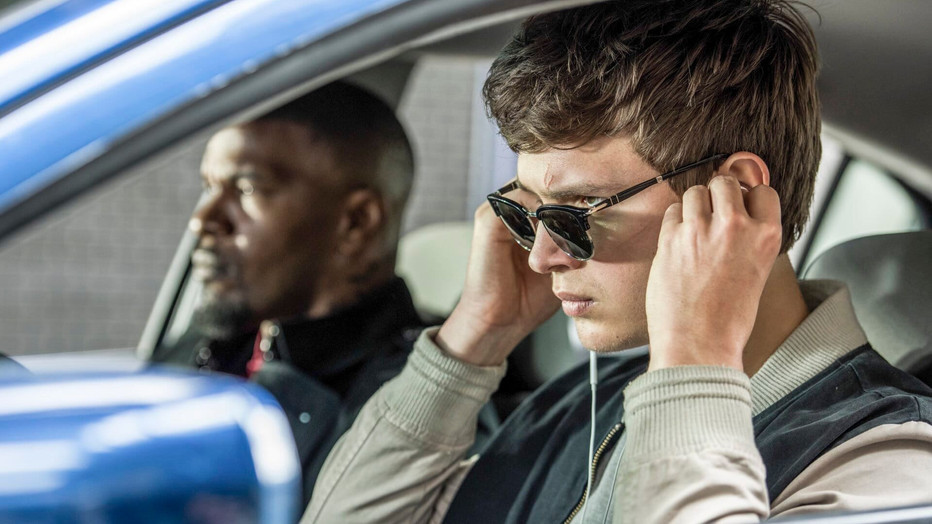 Ansel Elgort en Jamie Foxx in Baby Driver