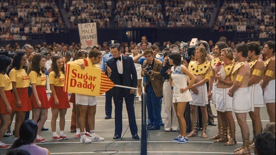 Steve Carell & Emma Stone in Battle of the Sexes