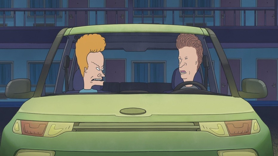 Beavis en Butt-Head in Beavis and Butt-Head Do the Universe Beavis en Butt-Head in Beavis and Butt-Head Do the Universe