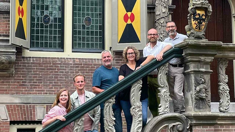 Ida, Rienk, Andre, Mery, Sieb en Francesco uit Bed & Breakfast