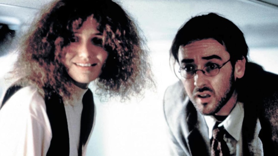 Cameron Diaz en John Cusack in Being John Malkovich