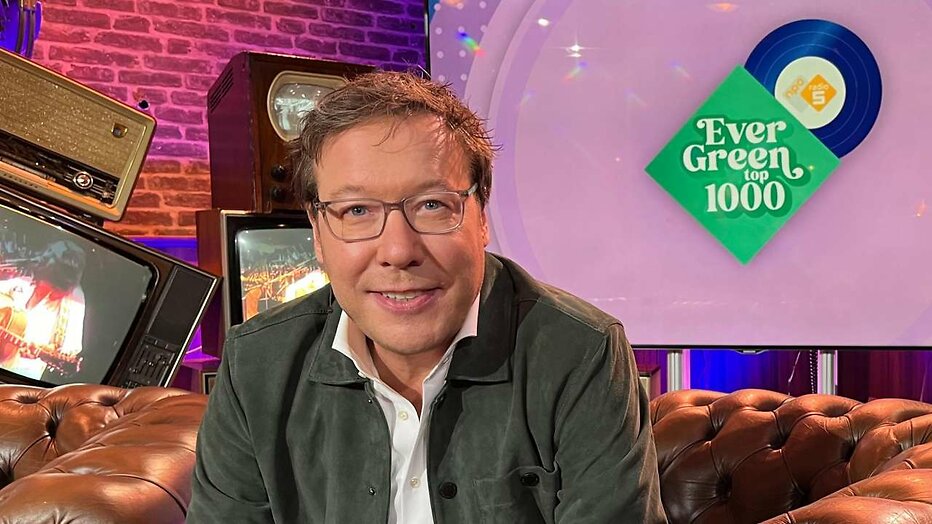 Bert Haandrikman voor NPO Radio 5 Evergreen Top 1000